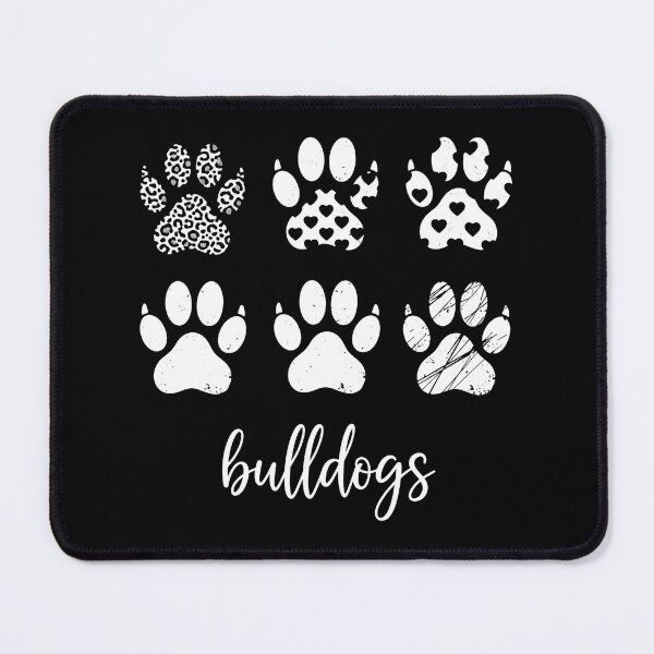 Item preview, Bulldog Paw Prints Pattern Graphic designed and sold by Dmo3HarkoArt.