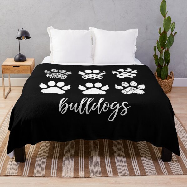 Item preview, Bulldog Paw Prints Pattern Graphic designed and sold by Dmo3HarkoArt.