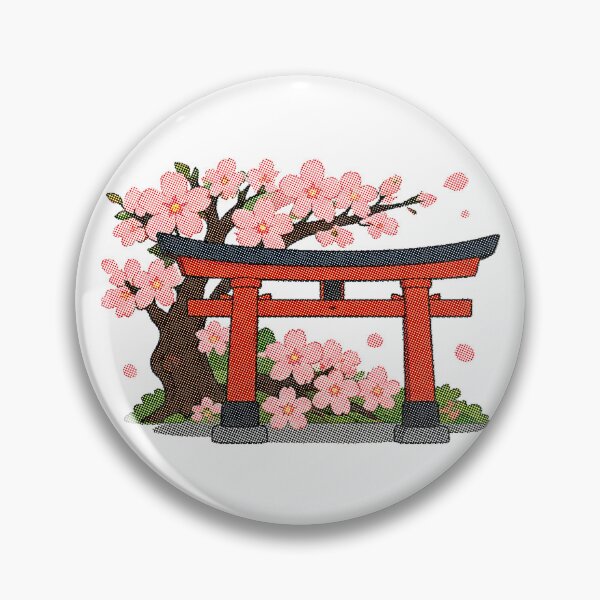 Item preview, Torii Gate with Cherry Blossom Tree designed and sold by minordesignrev.