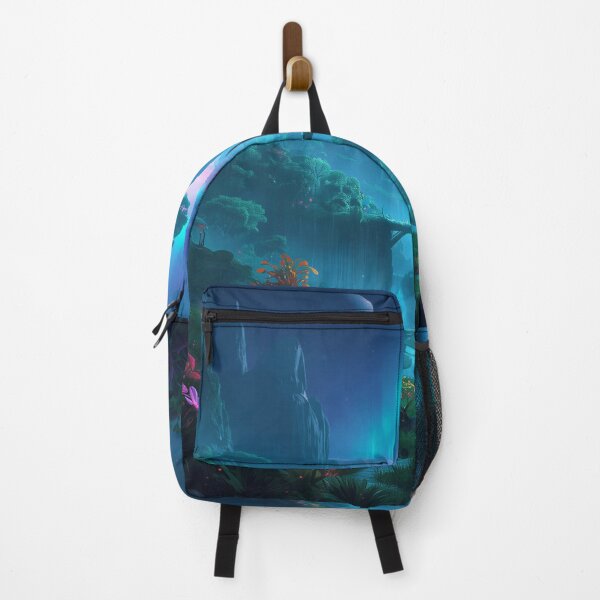 Item preview, Eternal Glowroot Valley Alien Forest Landscape designed and sold by Luminous Wilds.