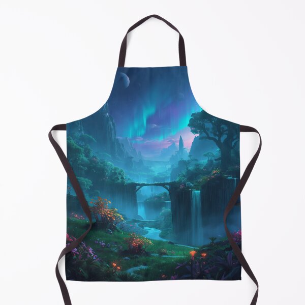 Item preview, Eternal Glowroot Valley Alien Forest Landscape designed and sold by Luminous Wilds.