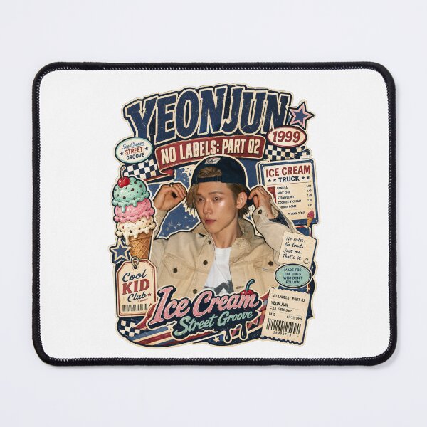 Item preview, Yeonjun Vintage Drum and Guitar Rhythm Fan Art designed and sold by Valeree Store.