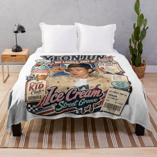 Item preview, Yeonjun Vintage Drum and Guitar Rhythm Fan Art designed and sold by Valeree Store.