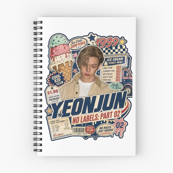 Item preview, Yeonjun Ice Cream Spanish Guitar Fusion Fan Art designed and sold by Valeree Store.