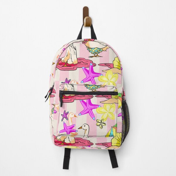Item preview, Whimsical Summer Beach Duck Seamless Pattern designed and sold by zanaxxer.