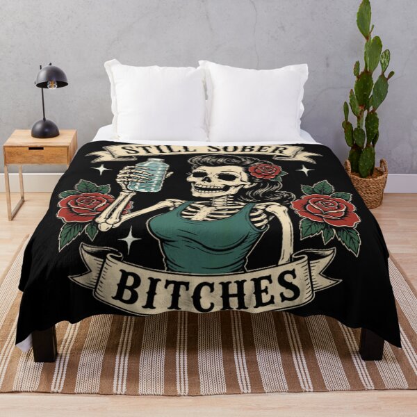 Item preview, Still Sober Skeleton Funny Recovery Sobriety and Clean Living designed and sold by DienesAngele.