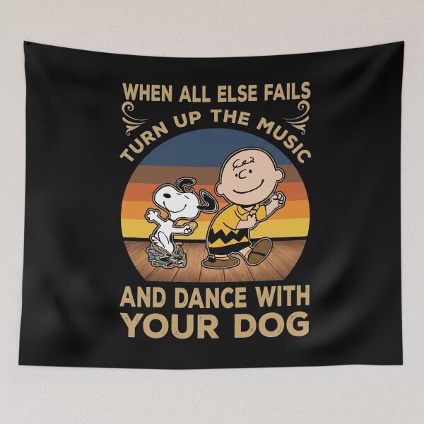 Item preview, Charlie Brown And Snoopy When All Else Fails Turn Up The Music designed and sold by DamianRoy88.