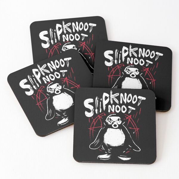 Item preview, Slipknoot Noot Penguin Death Metal Parody designed and sold by FazalDesigns.