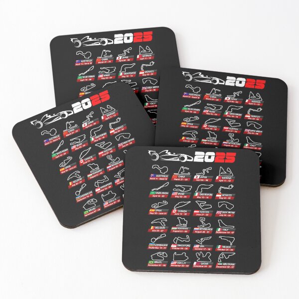 Item preview, 2025 Formula Racing Circuits Calendar designed and sold by FazalDesigns.
