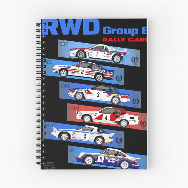Item preview, Group B RWD Rally Cars Heritage designed and sold by FazalDesigns.