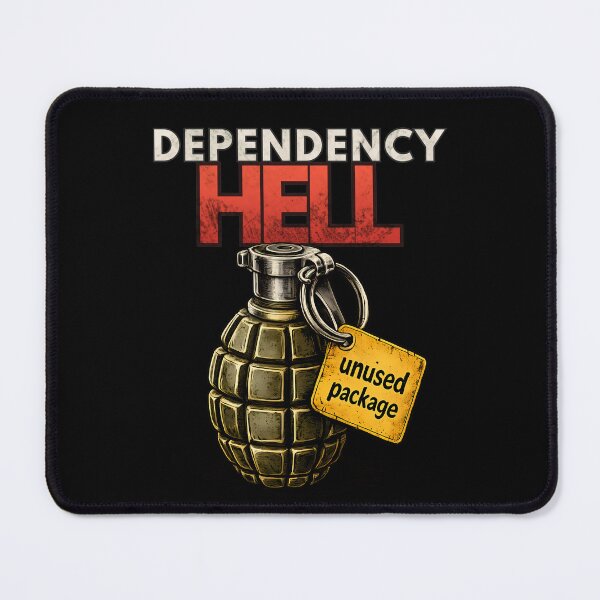 Item preview, Dependency Hell Funny Programmer Coding Design - Unused Package Grenade designed and sold by PXEpic.