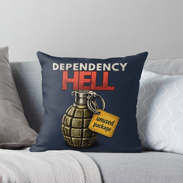Item preview, Dependency Hell Funny Programmer Coding Design - Unused Package Grenade designed and sold by PXEpic.