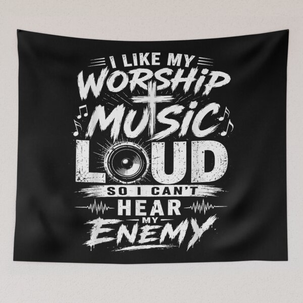 Item preview, I Like My Worship Music Loud Christian Faith and Praise designed and sold by DienesAngele.