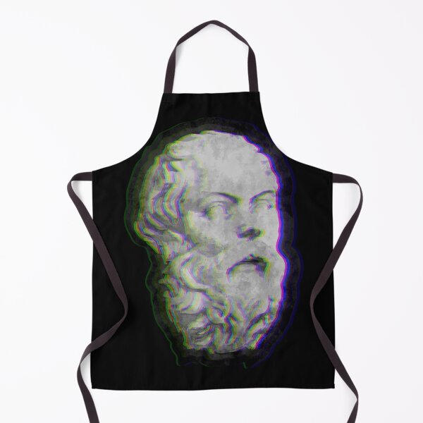 Aperçu de l'œuvre Socrate - Effet Glitched créée et vendue par BRU Design.