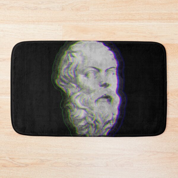 Aperçu de l'œuvre Socrate - Effet Glitched créée et vendue par BRU Design.
