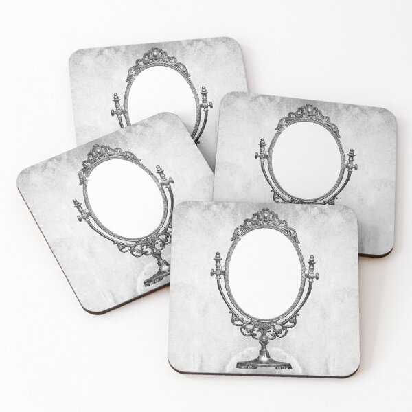 Item preview, Ornate Standing Oval Vanity Mirror designed and sold by Ghoul Enterprises.