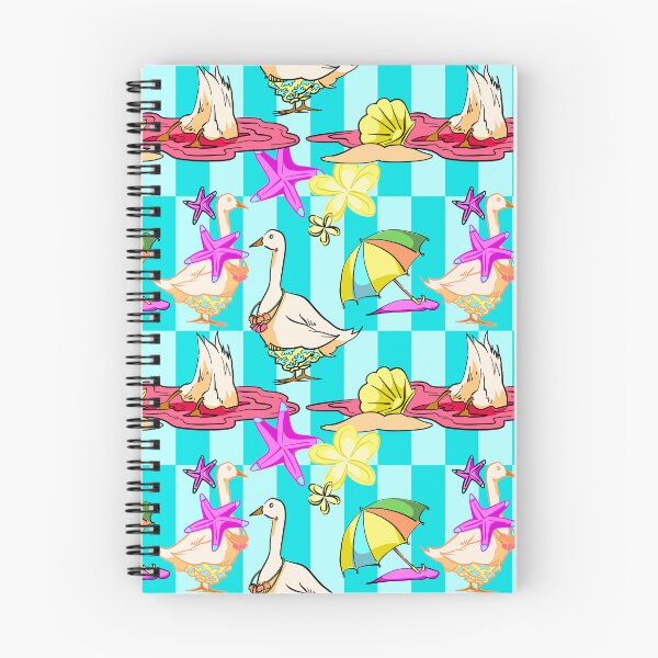 Item preview, Refreshing Ocean Duck Beach Seamless Pattern on Teal designed and sold by zanaxxer.