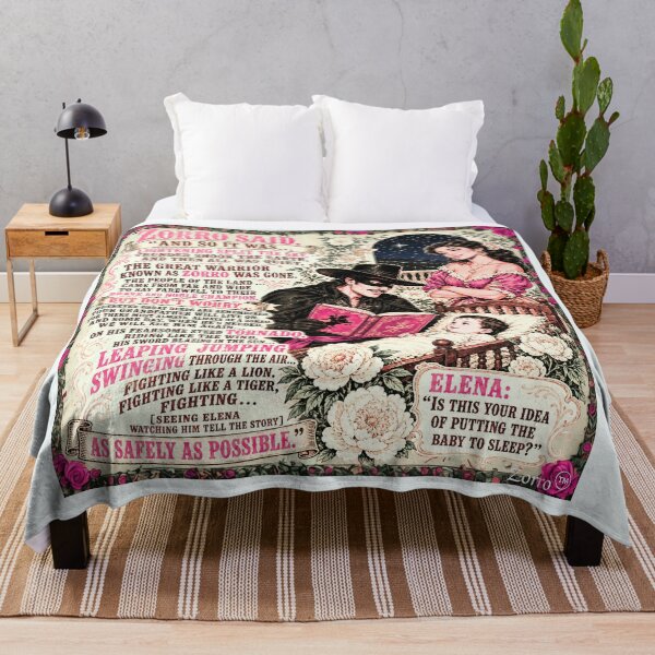 Item preview, Pink Roses - New Adventure for Baby Shower and Nursery Decor - Zorro Themed for Girl designed and sold by DallasDancinGal.
