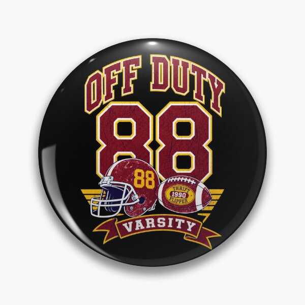 Item preview, Off Duty 88 Varsity Football Shirt, Vintage Sports Graphic Tee, Retro College Athletic T-Shirt, Grunge Football Fan Shirt, Game Day Streetwear, Classic Varsity Gift, Distressed Team Style designed and sold by KAYJAY DESIGNS.