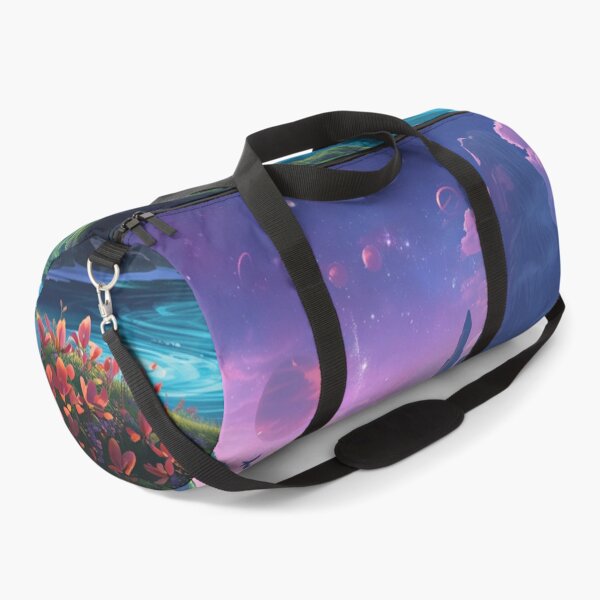 Item preview, Cosmic Waterfall Sanctuary Alien Landscape designed and sold by Luminous Wilds.