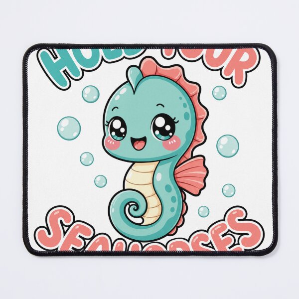 Item preview, Hold Your Seahorses Cute Kawaii Seahorses designed and sold by BoosterShop.