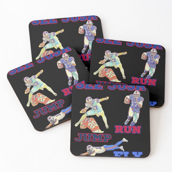 Item preview, Showing Buffalo Bills Quarterback Josh Allen In Three Dynamic designed and sold by LynxTG.