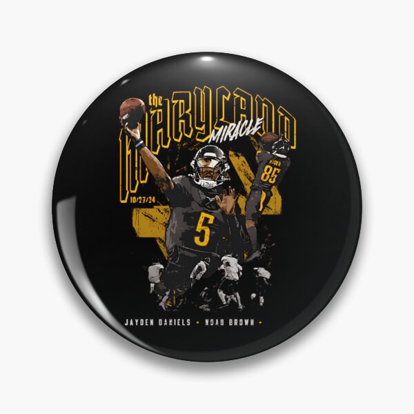 Item preview, Celebrating Jayden Daniels And Noah Brown Hail Mary Pass designed and sold by LynxTG.