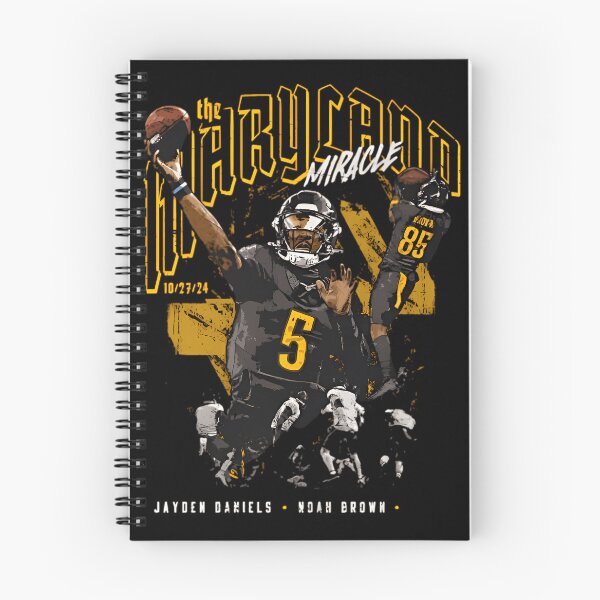 Item preview, Celebrating Jayden Daniels And Noah Brown Hail Mary Pass designed and sold by LynxTG.