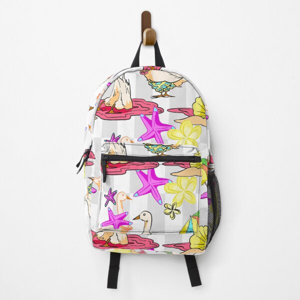 Item preview, Minimalist Summer Beach Duck Seamless Pattern on Grey designed and sold by zanaxxer.