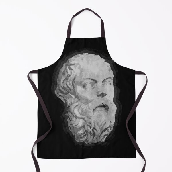 Item preview, Socrates bust with stone texture designed and sold by BRU Design.