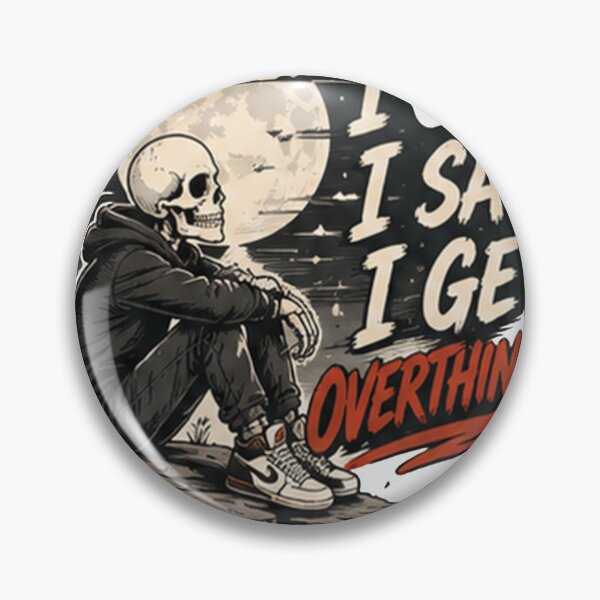 Item preview, I Came I Saw I Got Overthinking Skeleton Coffee Funny Gothic T-Shirt designed and sold by Mystic & Celestial Art.
