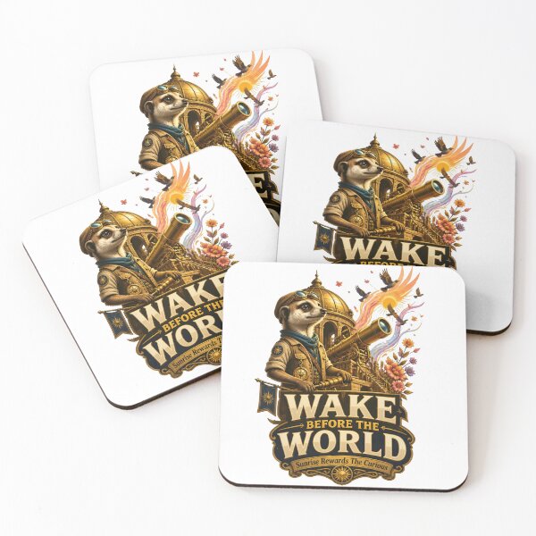 Item preview, Wake Before The World Meerkat designed and sold by Sovereign Supply Co..