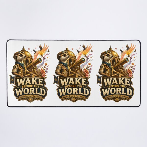 Item preview, Wake Before The World Meerkat designed and sold by Sovereign Supply Co..