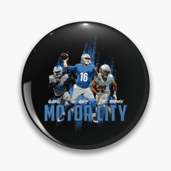 Item preview, Detroit Motor City Football Trio Tribute designed and sold by Aviator-store.