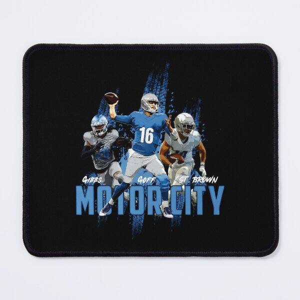 Item preview, Detroit Motor City Football Trio Tribute designed and sold by Aviator-store.
