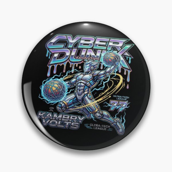 Item preview, Cyber Dunk Anime Basketball - Futuristic Mecha Streetwear designed and sold by KambryStyle.