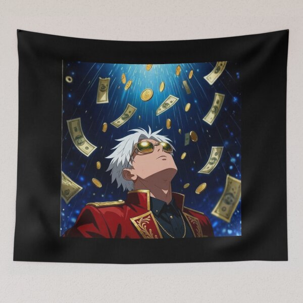 Item preview, Money from the sky (blue) designed and sold by PurePurpose.
