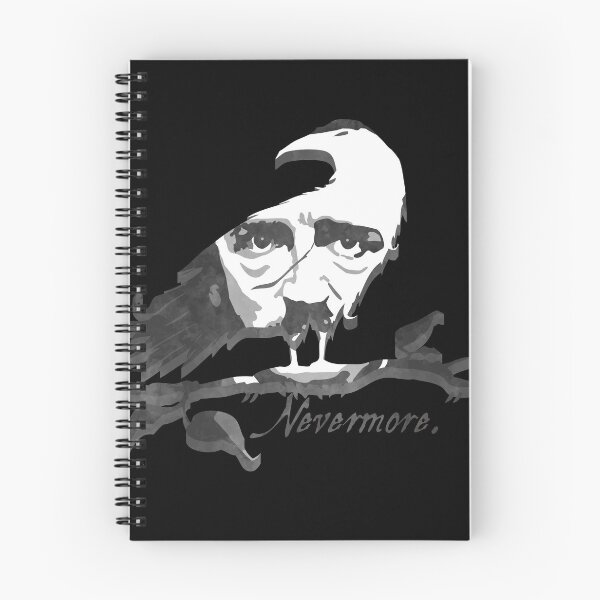 Aperçu de l'œuvre Edgar Allan Poe - Corbeau Plus Jamais créée et vendue par BRU Design.