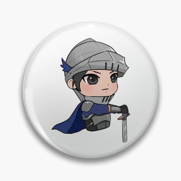 Item preview, To My Mods Cute Chibi Knight Sword Salute Illustration designed and sold by Dourdane.