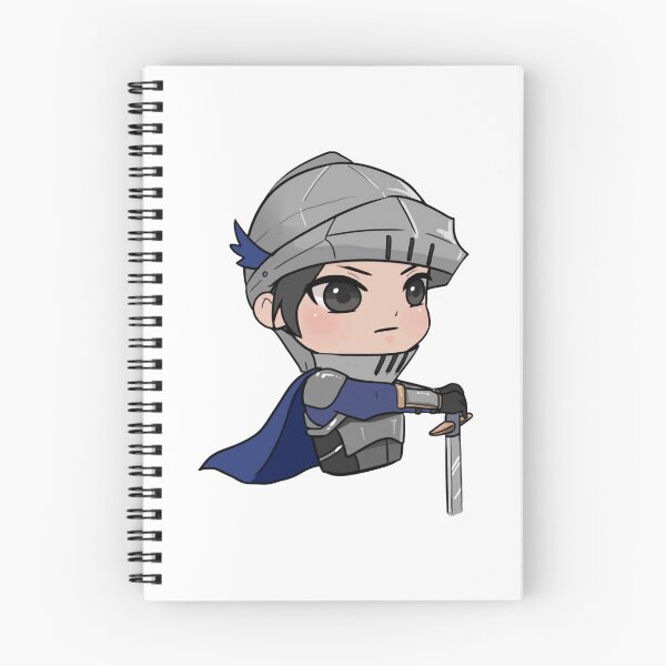 Item preview, To My Mods Cute Chibi Knight Sword Salute Illustration designed and sold by Dourdane.