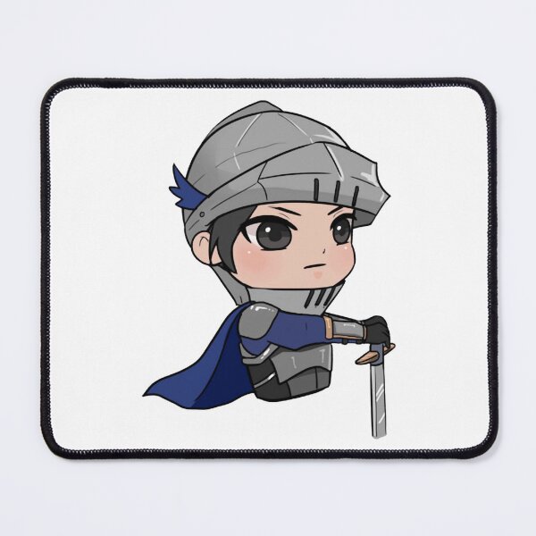 Item preview, To My Mods Cute Chibi Knight Sword Salute Illustration designed and sold by Dourdane.
