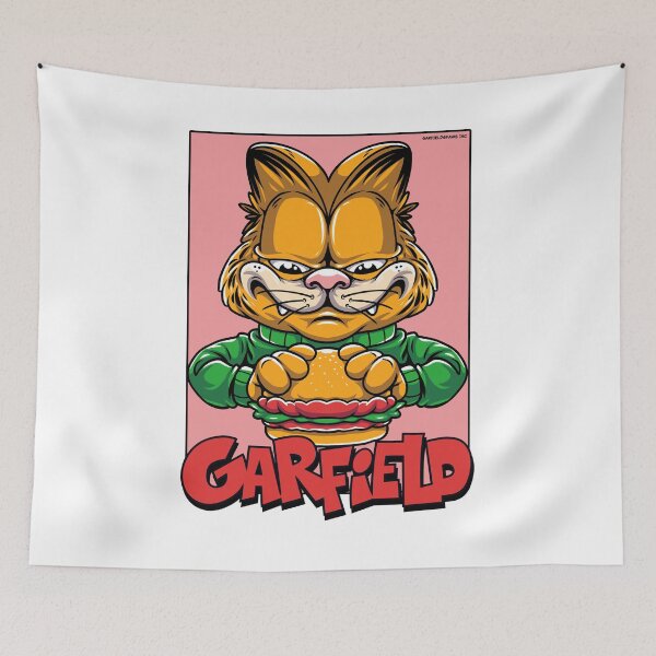 Item preview, Garfield Eat Burger Yuummy designed and sold by Niko Artworkz.