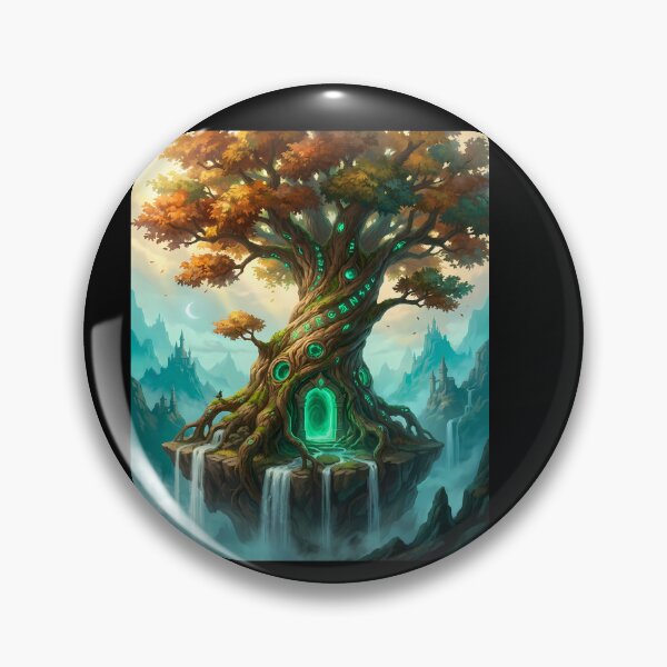Item preview, Enchanted Floating Tree with Portal designed and sold by Safwat-Aziz.