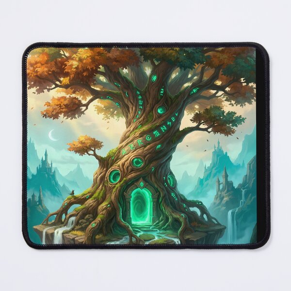 Item preview, Enchanted Floating Tree with Portal designed and sold by Safwat-Aziz.