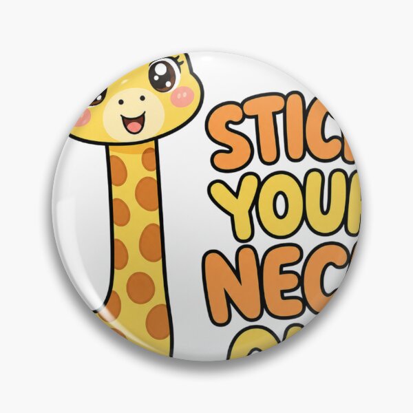 Item preview, Stick Your Neck Out Cute Kawaii Giraffe designed and sold by BoosterShop.