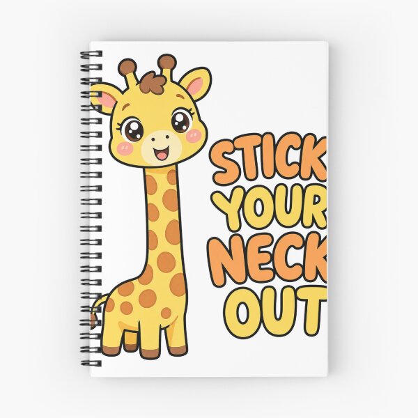 Item preview, Stick Your Neck Out Cute Kawaii Giraffe designed and sold by BoosterShop.