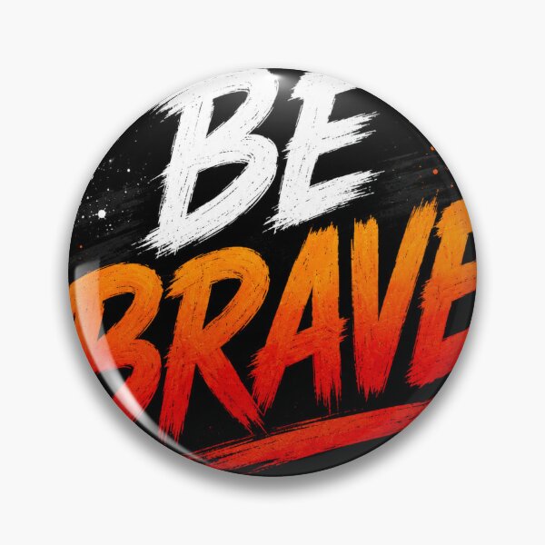 Item preview, BE BRAVE.|Motivational Typography design  designed and sold by Bathu Designs.