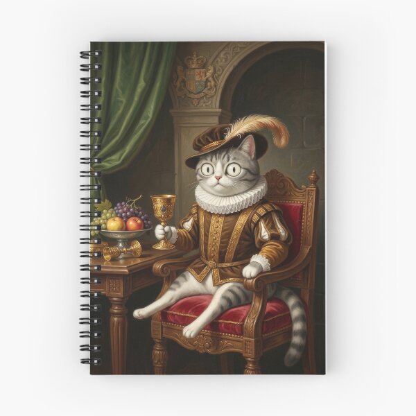 Item preview, Medieval Weird King Cat : How You Feels on the First Day Payment designed and sold by Woketoon.