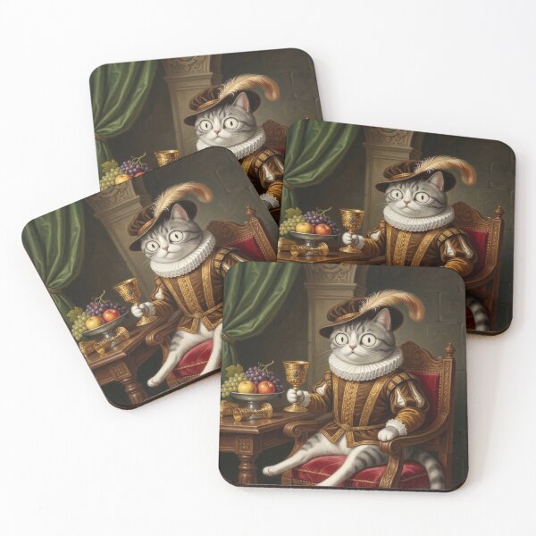 Item preview, Medieval Weird King Cat : How You Feels on the First Day Payment designed and sold by Woketoon.