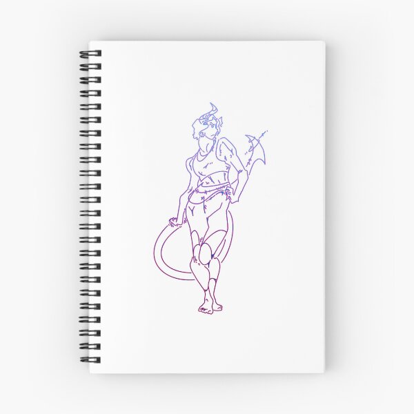 Item preview, neon tiefling designed and sold by Emma Lang.
